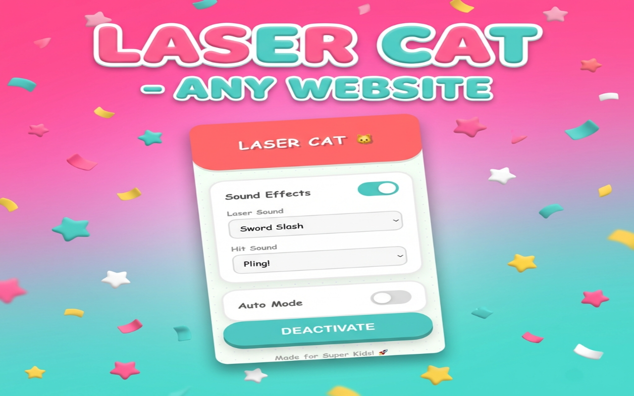 Cat Chasing Laser on Screen